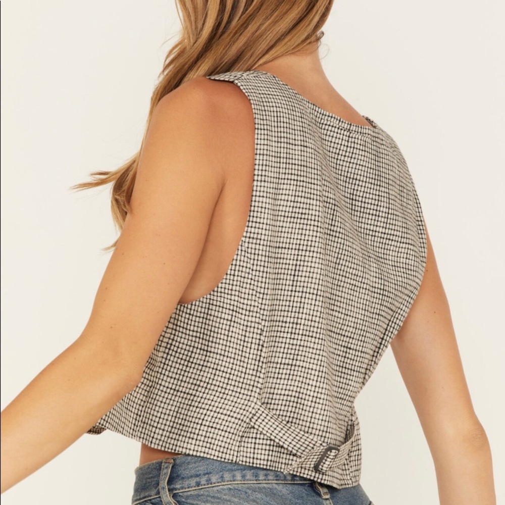 Free People Heritage Micro Vest